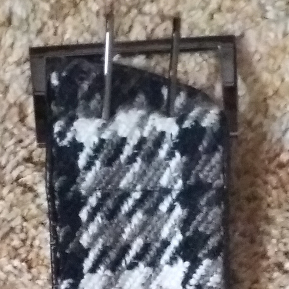 Suzy Shier Fall Winter Houndstooth Plaid Coat - Picture 2 of 6